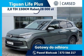 Life Plus 2,0 TDI 150 KM DSG 7/Hak holowniczy/4 kamery/Martwe pole