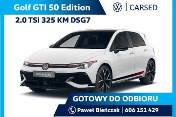 GTI Edition 50 2.0 TSI 325 KM DSG 7/ LED Matrix/4 Kamery/Harman Kardon