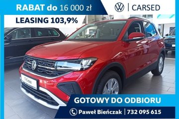 T-Cross 1.0 TSI Life Plus/ App connct/ Tempomat / Martwe pole / Kamera